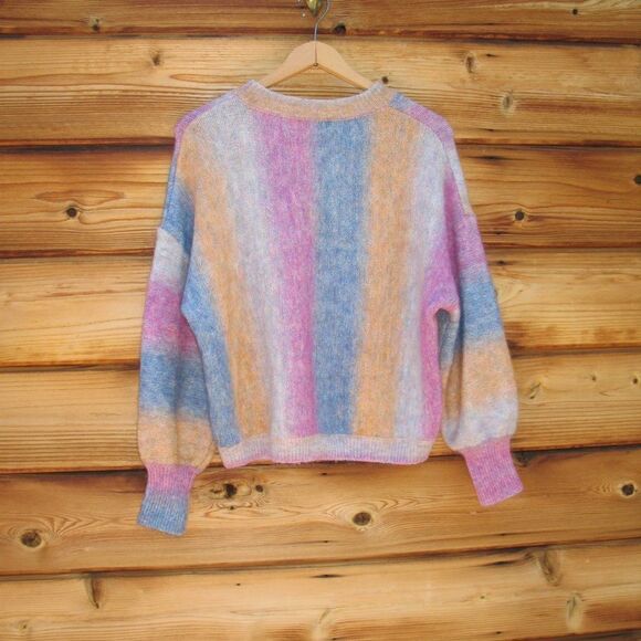 Colorful Angora Blend Sweater - Picture 5 of 7